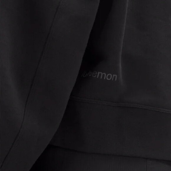 🎉 EUC Lululemon Perfectly Oversized Cropped Crew French Terry, Size 8 - Picture 3 of 8